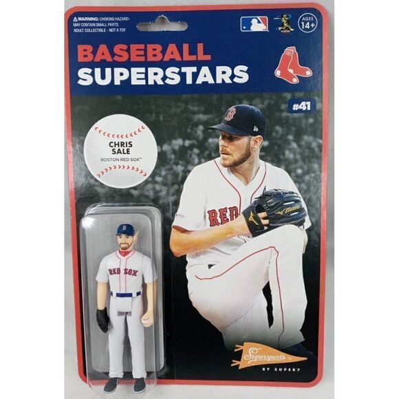 Chris Sale(Boston Red Sox MLB ReAction Figure by Super7 Brand New Seal Original - Picture 5 of 12